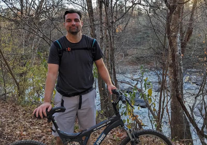 Me on my bike at the Bike Trails by Piney River